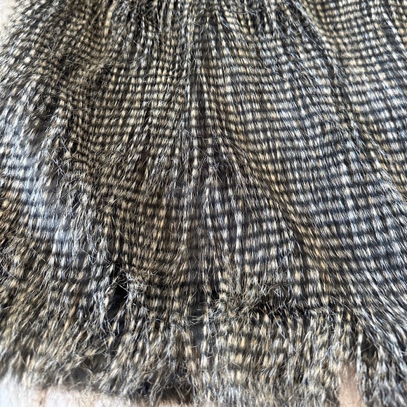 NWT Andrew Marc New York Faux Fur Vest - Grey & Brown - Picture 13 of 15